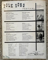 PETER, PAUL AND MARY SONGBOOK RECORDED HITS OF FOLK 32 PAGES 1962