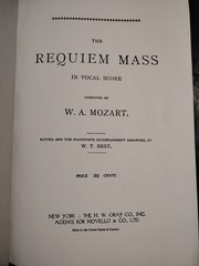Mozart Choral Vocal Scores Lot of 3: Requiem Mass, Vesperae, and Missa Solemnis