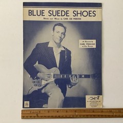 Carl Perkins “Blue Suede Shoes” 1956 Sun Records Vintage Sheet Music