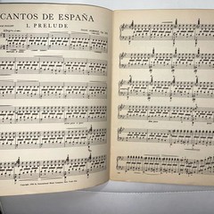 Albeniz Cantos De Espana (Airs Of Spain) Op 232 Isidor Philipp 1950 No. 1092