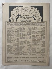 The Merry Widow Waltzes For Piano Franz Lehar 1925 Sheet Music