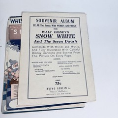 Lot Of 6 Walt Disney Movie 1937 Sheet Music Snow White Irving Berlin Great