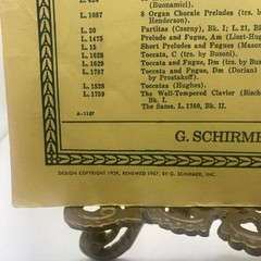 Vintage G Schirmer Brahms Piano Works Vol 1 Piano Score Yellow Vol 1757 USA