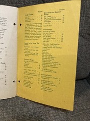 Fun and Folk Songs Vintage Song Book 1941 Westminster Press