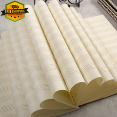 Blank Sheet Music Composition Manuscript Staff Paper Notebook 100 Pages Flora