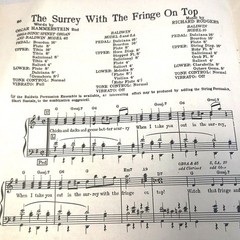 Rodgers Hammerstein Show Tunes Baldwin Organ Vintage Musical Sheet Music 1957