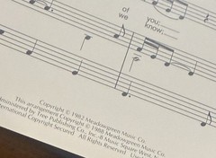 VTG 1982 Friends Amy Grant Michael W Smith Sheet Music