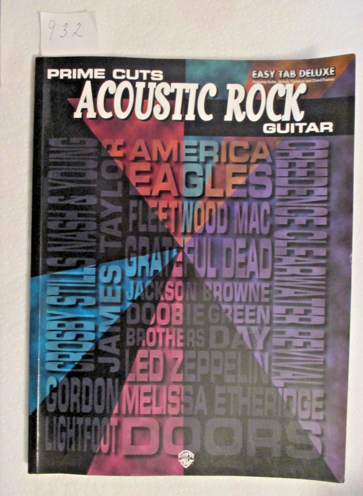 PRIME CUTS ACOUSTIC ROCK GUITAR. SONGBOOK.