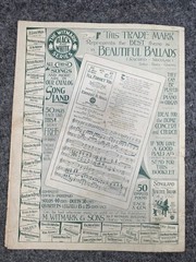 All Over Nothing At All Sheet Music M. Witmark & Sons 1922