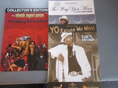 CHRIS BROWN YO Sheet Music Lot Outkast Way You Move, Black Eyed Peas & Poster