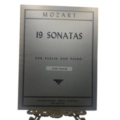 Vintage International Music Mozart 19 Sonatas Violin Piano Flesch Sheet Music