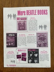 Yesterday sheet music~Paul McCartney~John Lennon~1965~Maclen Music~4 page~8.5×11