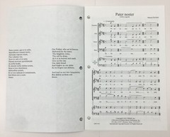 Pater Noster SATB A Cappella Sheet Music By Manolo Da Rold Alliance Music Pub