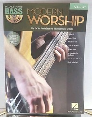 Modern Worship Bass Play-Along Vol 37 for Bass Guitar Tab Sheet Music Book Audio