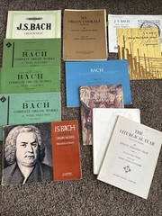 Vintage Lot J.S. Bach Organ Works Sheet Music Book Liturgical Complete Works
