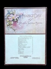 A Perfect Day for Violin, Cello, and Piano by Carrie Jacobs-Bond