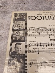 By A Waterfall 1933 Footlight Parade James Cagney Dick Powell Sheet Music