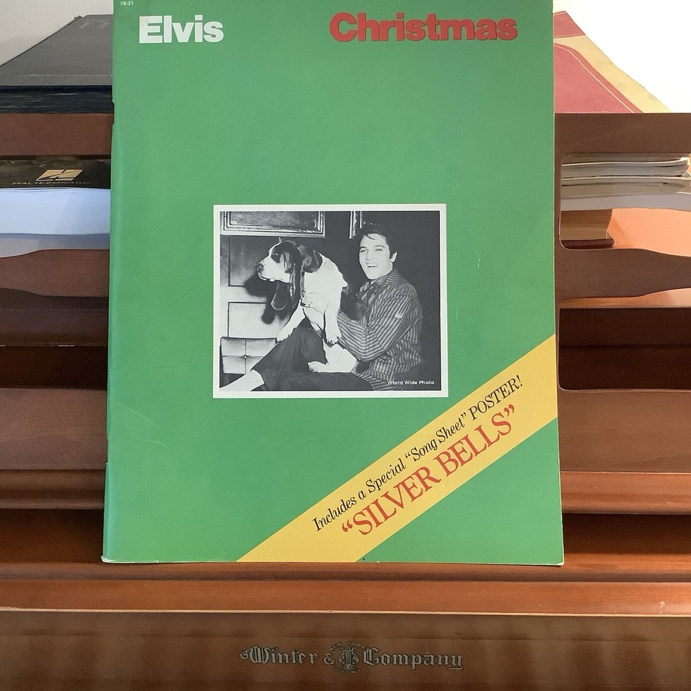 Elvis Christmas Music Book Piano Vocal Guitar 13 Songs Charles Hansen Music