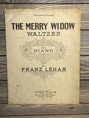 Vintage Sheet Music The Merry Widow 1925 Franz Lehar F Henri Klickmann￼