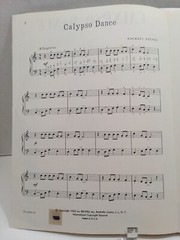 Calypso Dance Sheet Music Piano Solo Voice Practice Piece Teacher Kid F3AF