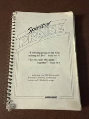 Spirit of Praise Word Music 1984 Spiral Bound Hymnal – Missing Cover