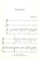 Vintage Music Music Sheet Music 2-Part Chorus Piano 1976 Frederick Silver