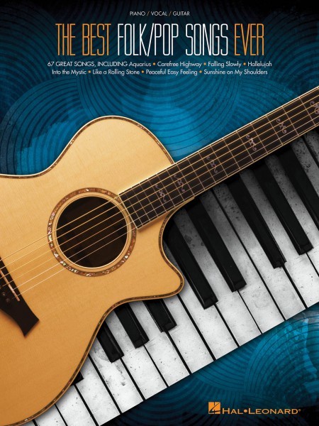 Best Folk Pop Songs Ever Sheet Music Piano Vocal Guitar Songbook NEW 000138299