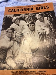 California Girls Sheet Music, Brian Wilson Beach Boys 1965