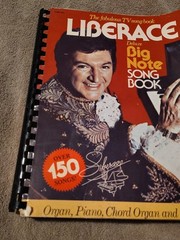 The Fabulous Tv Liberace Deluxe Big Note Song Book 1976 Paperback 150+ Songs