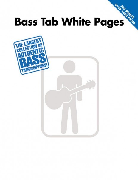 Bass Tab White Pages Sheet Music Bass Recorded Versions NEW 000690508