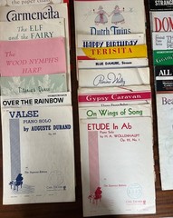 Lot of 33 Pieces Vintage Sheet Music 1900s to 1990s Classical to Disney