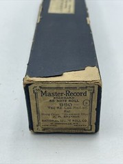 Master Record Standard 88 Note Roll 990 Too-Ra-Loo-Ra-Loo-Ral Player Piano