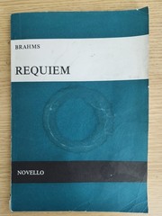 BRAHMS – REQUIEM – SATB & PIANO – NOVELLO – FREEPOST – GC