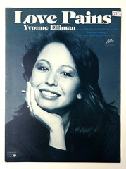 1979 Love Pains Yvonne Elliman Piano Vocal Price Walsh Barri Vintage Sheet Music