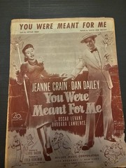 Sheet Music for You Were Meant For Me Lyric by Arthur Freed Melody 1929 VTG
