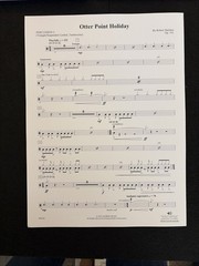 Otter Point Holiday Robert Sheldon Concert Band Score Parts Grade 4 Alfred