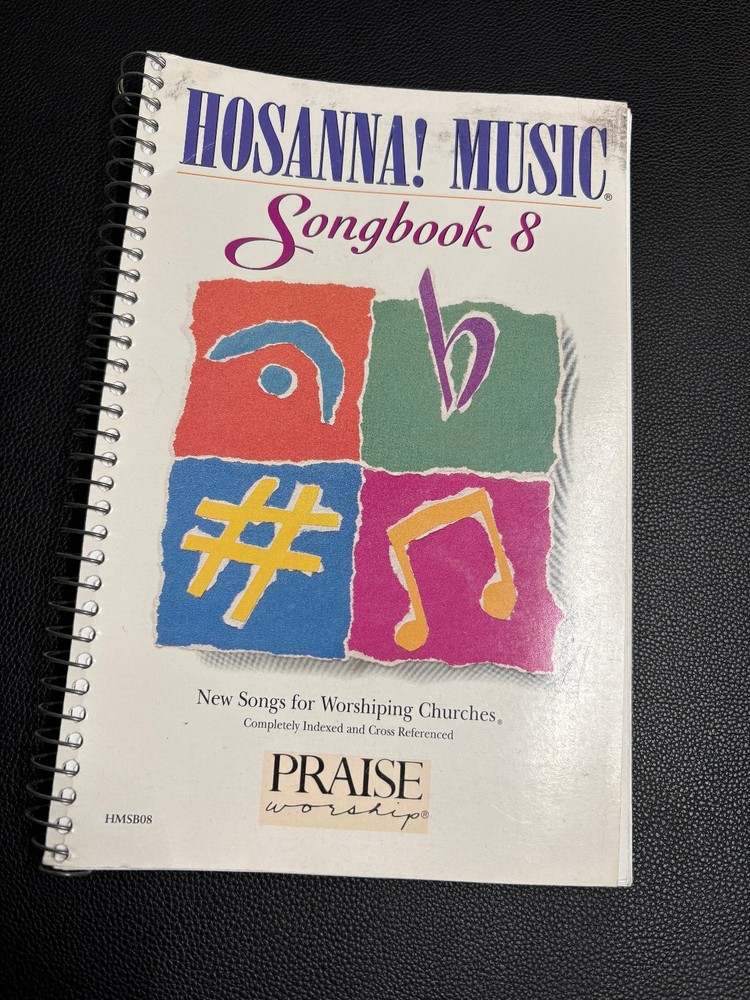 HOSANNA! MUSIC SONGBOOK 8 Spiral bound vintage praise & worship piano church