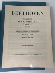 Beethoven Piano Violin Sonatas Bands (Vol) I & II Urtext Sheet Music Books NEW
