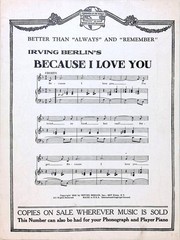 Blue Skies Sheet Music Betsy 1926 Musical Flop Belle Baker Irving Berlin