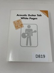 Acoustic Guitar Tab White Pages – 150 Songs Over 1,000 Pages – Large Paperback