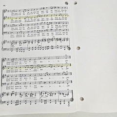 Bach Cantata No 4 Choral Piano Vocal SATG Score Christ Lag in Todesbanden Music