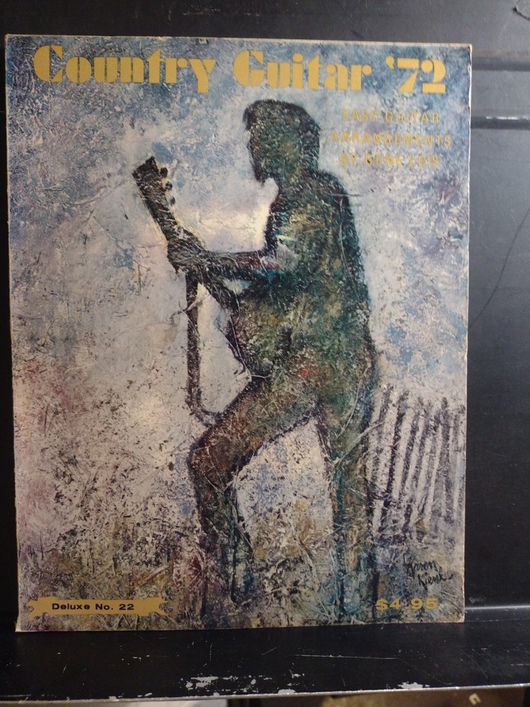 Easy Guitar Songbook Country Guitar &rsquo;72 Deluxe 112 Pages W/ Chord Shapes VG