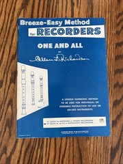Lot of 6 VTG Books for RECORDER Method Sheet Music Soprano Alto PB Instruction