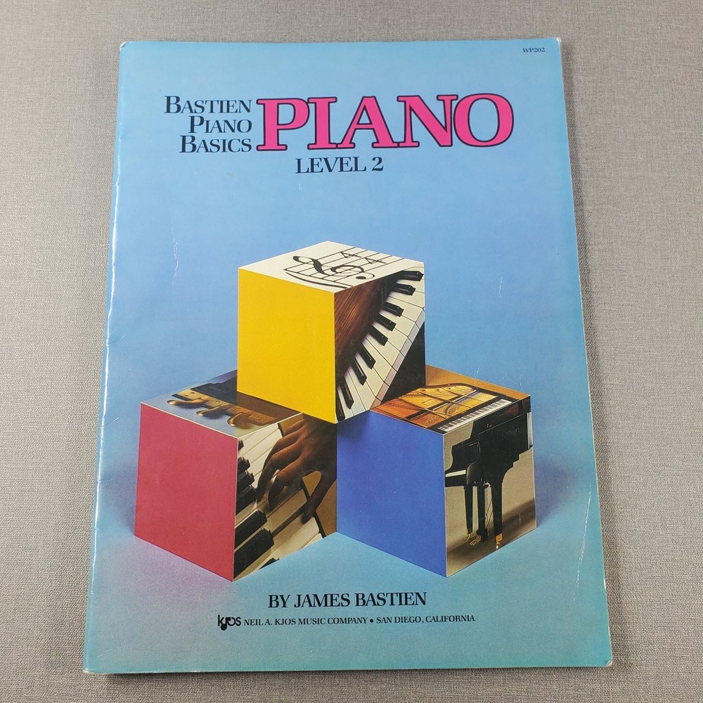 James Bastien Piano Basics Level 2 1987 Instructional Book