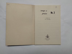Songs of Praise No. 2 – Solos Duets Trios Quartets 1965 Paperback Vintage Choir