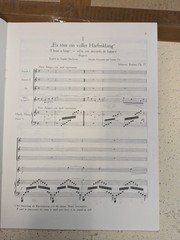 Part Songs for Female Voices (op.17): Brahms: Lengnick & Co. Ltd: Music Score