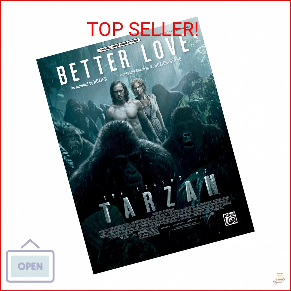 Better Love (from The Legend of Tarzan): Piano/Vocal/Guitar, Sheet (Original She