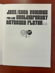 Jazz/Rock Voicings for the Contemporary Keyboard Player By Dan Haerle Softcover