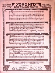Franz Lehar The Merry Widow Waltz 1933 Morris Music Piano Sheet Music