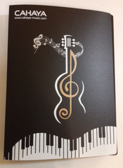 NEW, Sheet Music Folder Binder black 40 sleeve 8.5×11 A4 80-page capacity Cahaya
